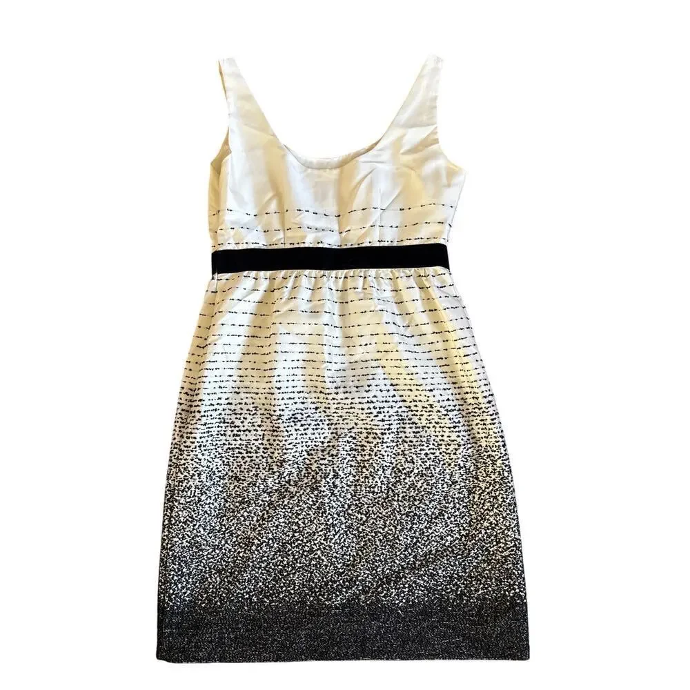 Women's Kate Spade New York Trish Be Dazzled Cream Black Dress Size 8